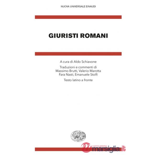 Giuristi romani. Testo latino a fronte
