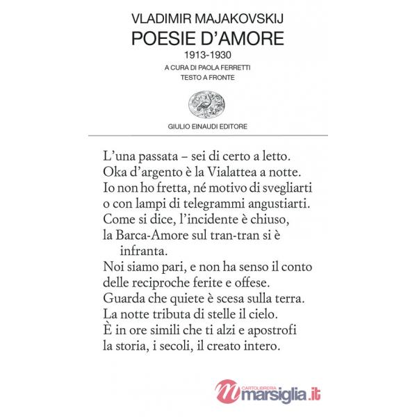 Poesie d'amore 1913-1930. Testo russo a fronte
