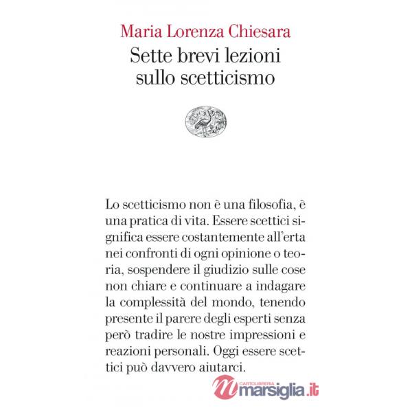 Sette brevi lezioni sullo scetticismo