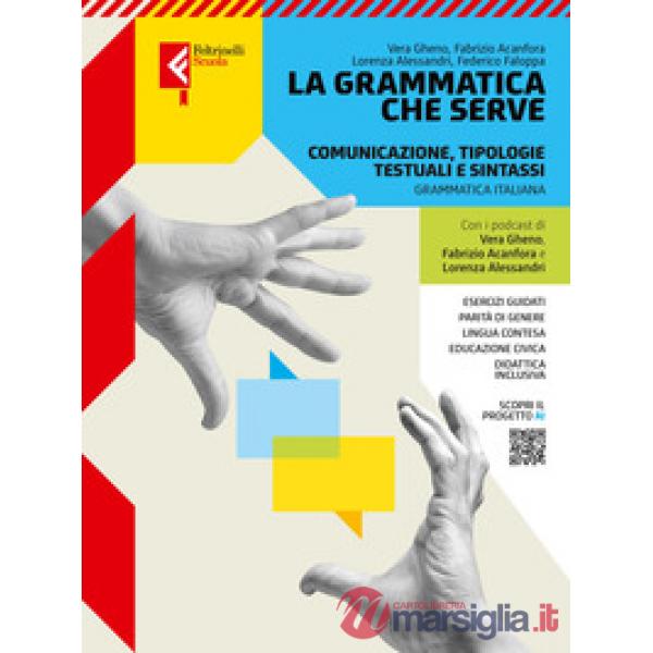 LA GRAMMATICA CHE SERVE COMUNICAZIONE TIPOLOGIE TESTUALI SINTASSI