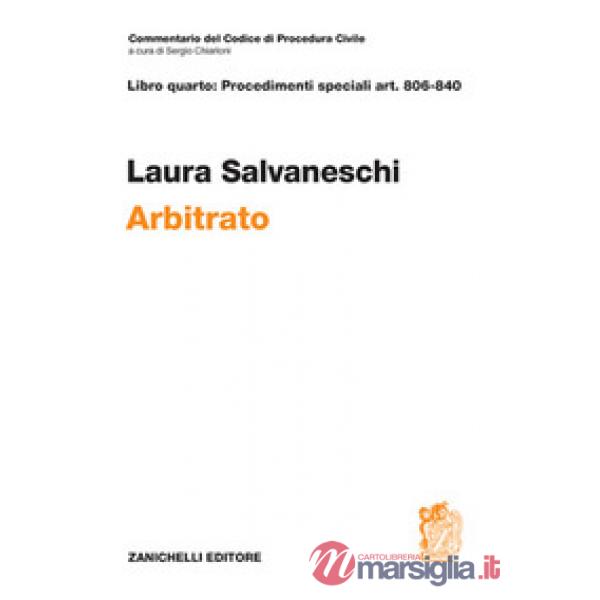 ART. 806 - 840 ARBITRATO