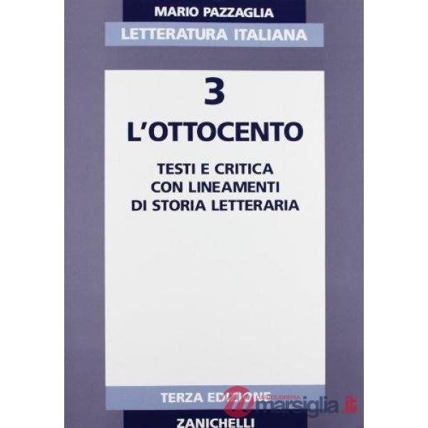 LETTERATURA ITALIANA VOL. 3