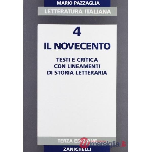 LETTERATURA ITALIANA VOL. 4