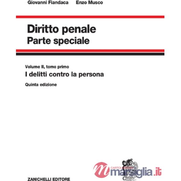 DIRITTO PENALE. PARTE SPECIALE VOL. 2.1