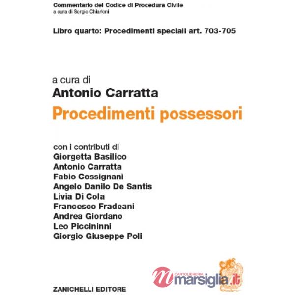 LIBRO QUARTO: PROCEDIMENTI SPECIALI ART. 703 - 705