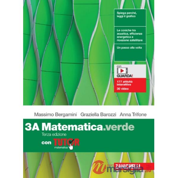MATEMATICA.VERDE 3ED - EBOOK MULTIMEDIALE CON TUTOR - CONF. 3A + 3B