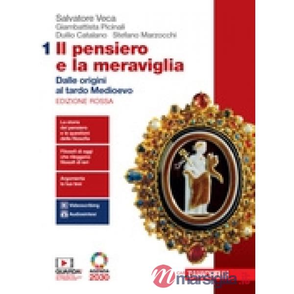 PENSIERO E LA MERAVIGLIA (IL) ED. ROSSA - EBOOK 1 + FILOSOFIA X AG.203