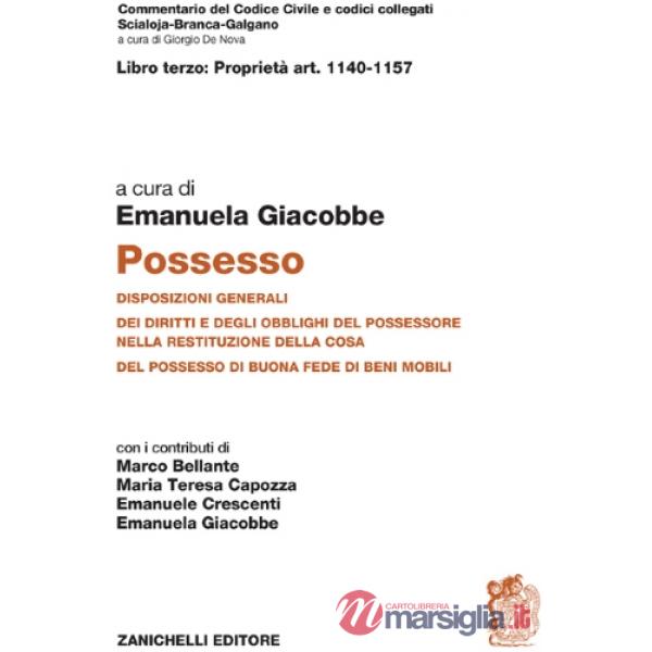 ART. 1140 - 1157 POSSESSO