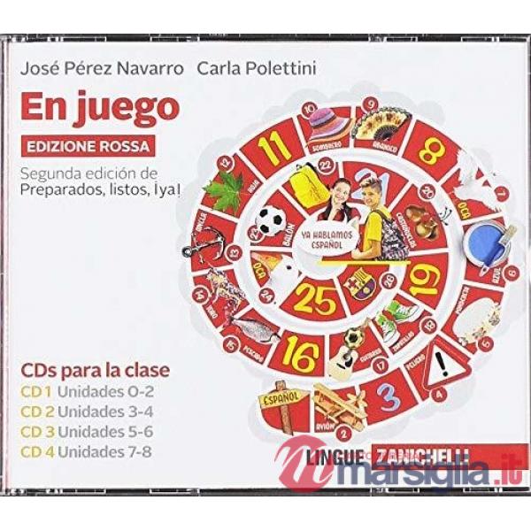 EN JUEGO. EDIZ. ROSSA. CONFEZIONE 8 CD AUDIO PER LA CLASSE. PER LE SCU