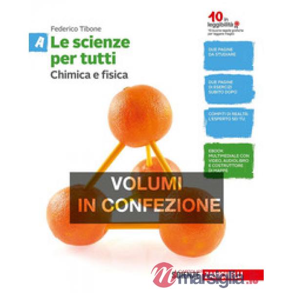 LE SCIENZE PER TUTTI CONF. VOL. A + B + C + D LIBR