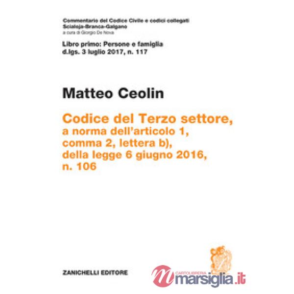 CODICE DEL TERZO SETTORE