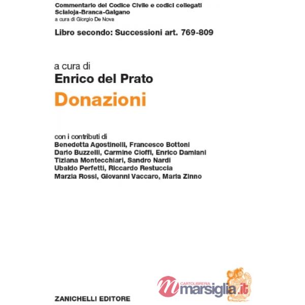 LIBRO TERZO: SUCCESSIONI ART. 769 - 809. DONAZIONI
