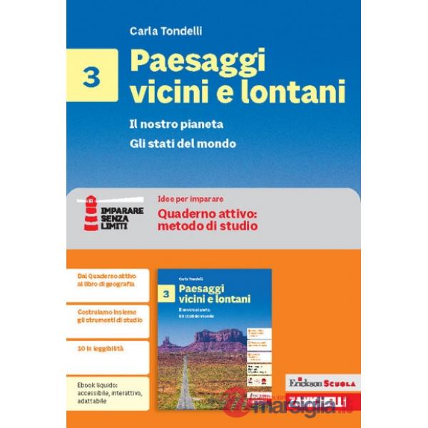 PAESAGGI VICINI E LONTANI. QUAD. ATTIVO. IDEE PER IMPARARE. VOL. 3 + Q