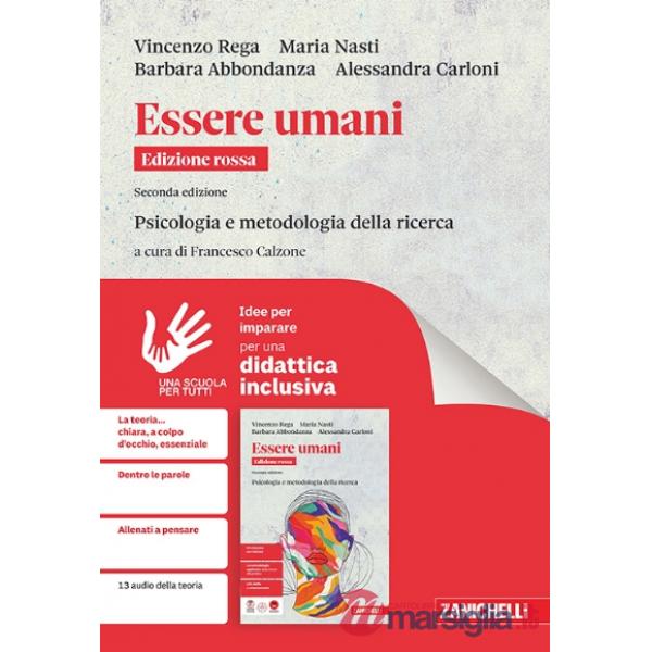 ESSERE UMANI ED. ROSSA PSICOLOGIA E METODOLOGIA VOL. 1 BIENNIO IDEE IM