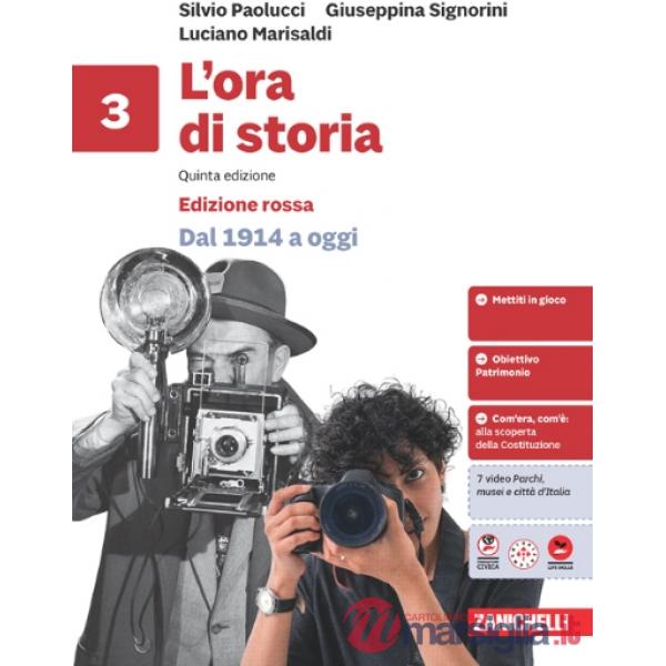 L'ORA DI STORIA. ED. ROSSA. 5 ED.DAL 1914 A OGGI. VOL. 3