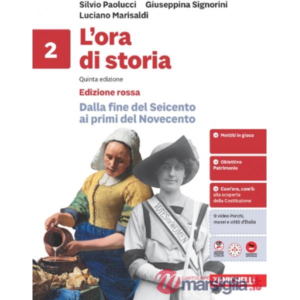 L'ORA DI STORIA. ED. ROSSA. 5 ED.DA FINE 600 AI PRIMI 900. VOL. 2 + EB
