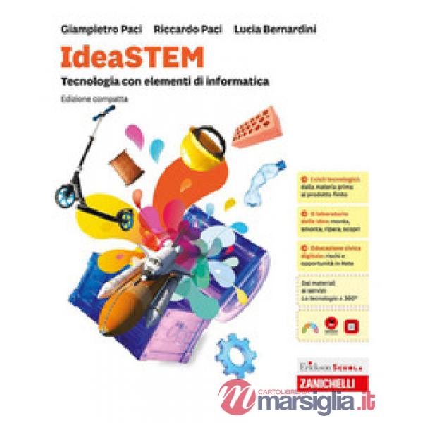 IDEASTEM. CONFEZIONE TECNOLOGIA ED. COMP. + ELEM. INFORMATICA + DISEGN