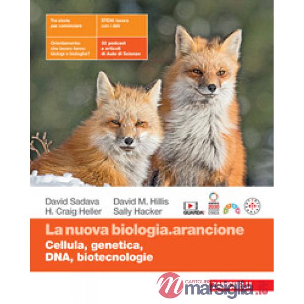 NUOVA BIOLOGIA ARANCIONE CELLULA GENETICA DNA BIOTECNOLOGIE