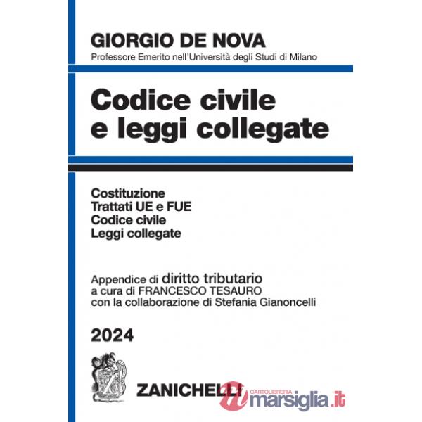 CODICE CIVILE E LEGGI COLLEGATE 2024 + DIRITTO TRIBUTARIO + CD