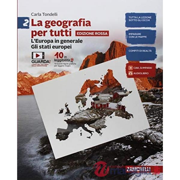 GEOGRAFIA PER TUTTI. EDIZ. ROSSA. PER LA SCUOLA MEDIA. CON E-BOOK (LA)