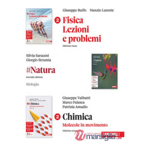 NATURA - FISICA. LEZIONI E PROBLEMI ED. ROSSA 2 BIO. + MOLECOLE IN MO