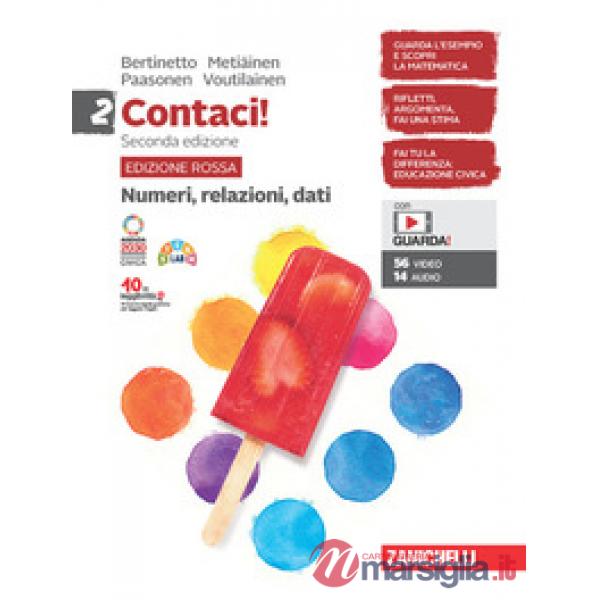 CONTACI! EDIZ. ROSSA CON NUMERI RELAZIONI, DATI MISURE SPAZIO E FIGURE