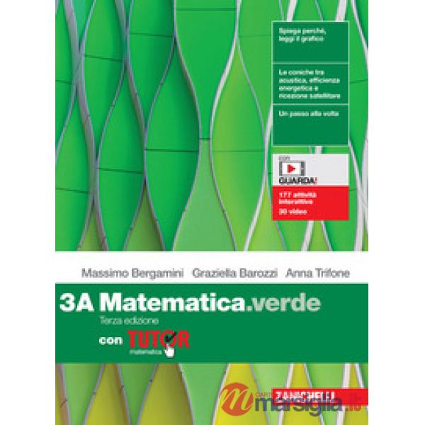 MATEMATICA.VERDE. CON TUTOR VOL. 3A + 3B