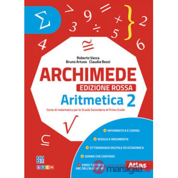 ARCHIMEDE - ED. ROSSA. CONF. ARITMETICA + GEOMETRIA + LAB. 2