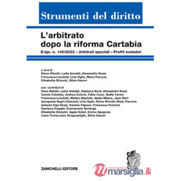 L'ARTBITRATO DOPO LA RIFORMA CARTABBIA