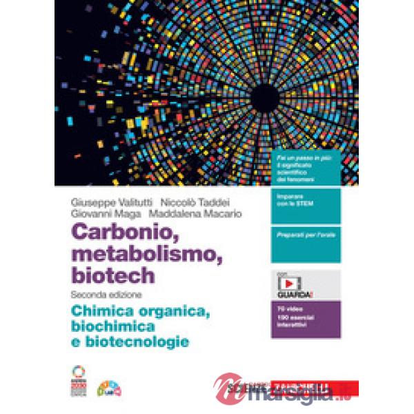CHIMICA METABOLISMO BIOTECH CHIMICA ORGANICA BIOCHIMICA E BIOTECNOLO
