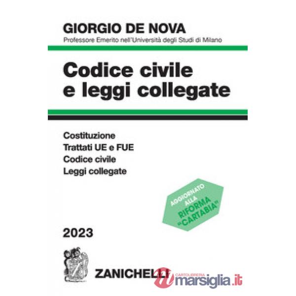 CODICE CIVILE E LEGGI COLELGATE 2023 + CD