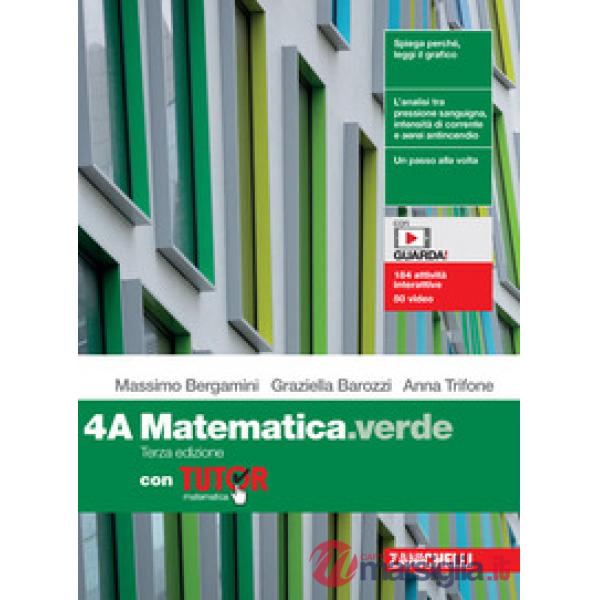 MATEMATICA.VERDE. CON TUTOR VOL. 4A + 4B