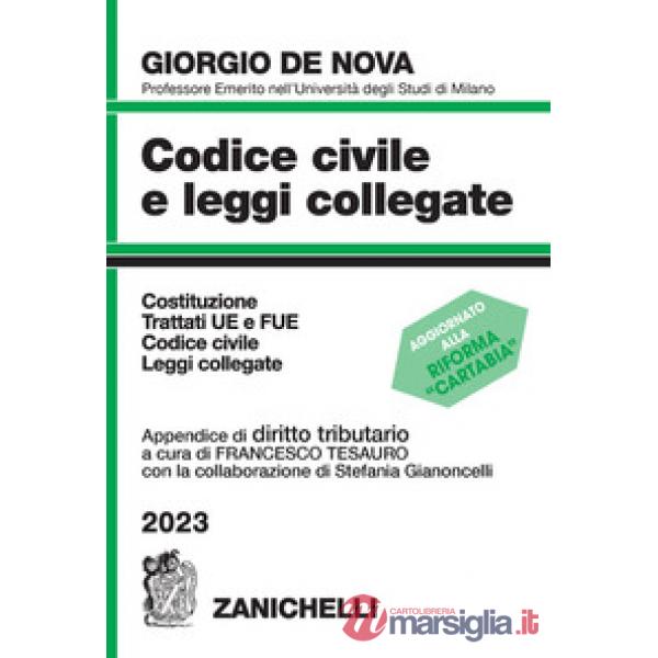 CODICE CIVILE E LEGGI COLLEGATE 2023