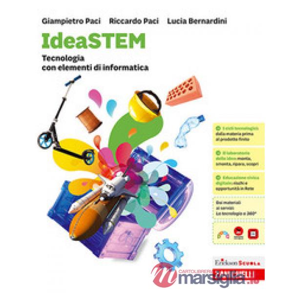 IDEASTEM. CONFEZIONE TECNOLOGIA CON ELEM. DI INFORMATICA + DISEGNO + E