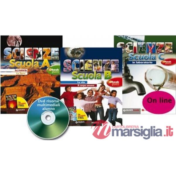 SCIENZE SCUOLA PACK PROP 2 ARANCIO (VOL. A + VOL. B + DVD) + VOL. C O
