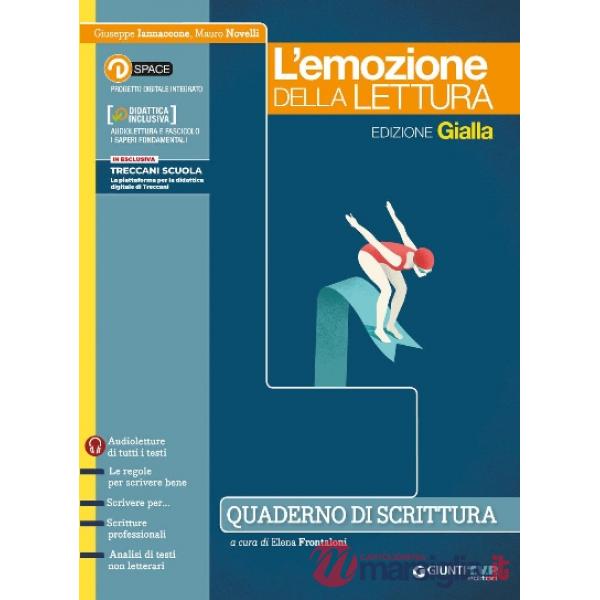 L'EMOZIONE DELLA LETTURA ED. GIALLA QUADERNO DI SC