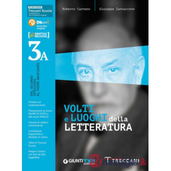 VOLTI E LUOGHI DELLA LETTERATURA 3A DBOOK + TRECCA