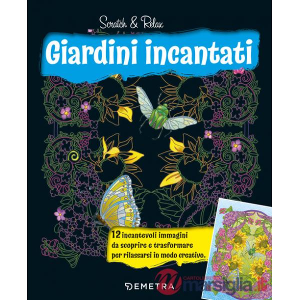 Giardini incantati. Scratch & relax. Con bastoncino in bambù