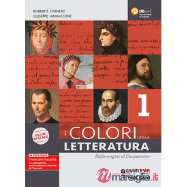 COLORI LETTERATURA ESAME VOL. 1 + QUAD SCRIT + BES + DIVINA COMM.