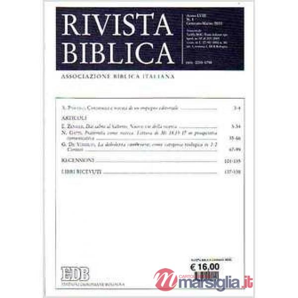 Rivista biblica (2010). Vol. 1