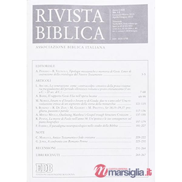 Rivista biblica (2015). Vol. 1-2