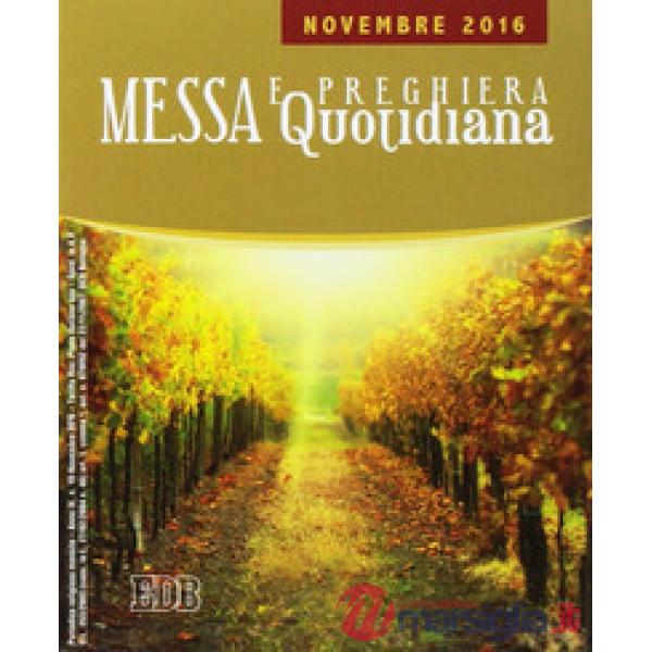 Messa quotidiana. Riflessioni di fratel MichaelDavide. Novembre 2016