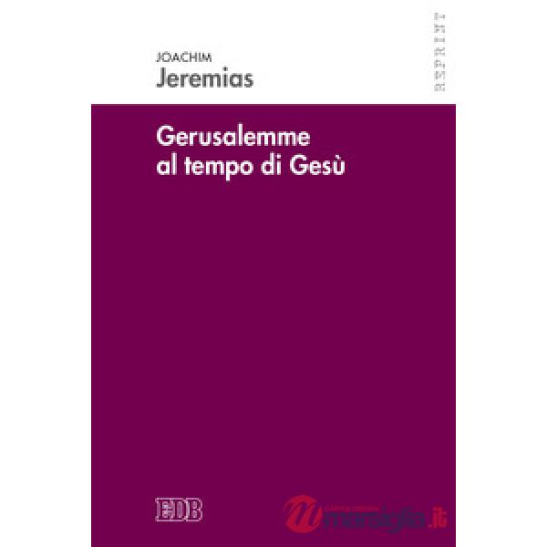 Gerusalemme al tempo di Gesù. Ricerche di storia economica e sociale per il periodo neotestamentario