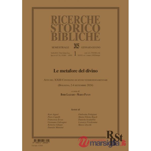 Ricerche storico-bibliche (2025). Vol. 1: Le metafore del divino