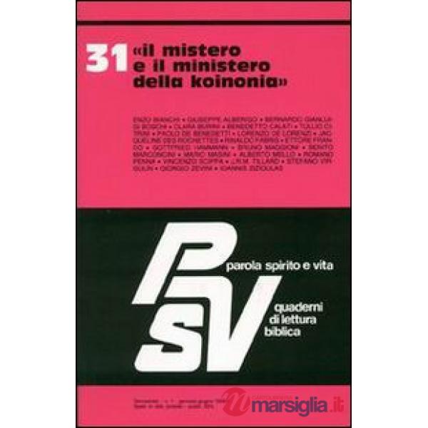 Mistero e il ministero della koinonia (Il)