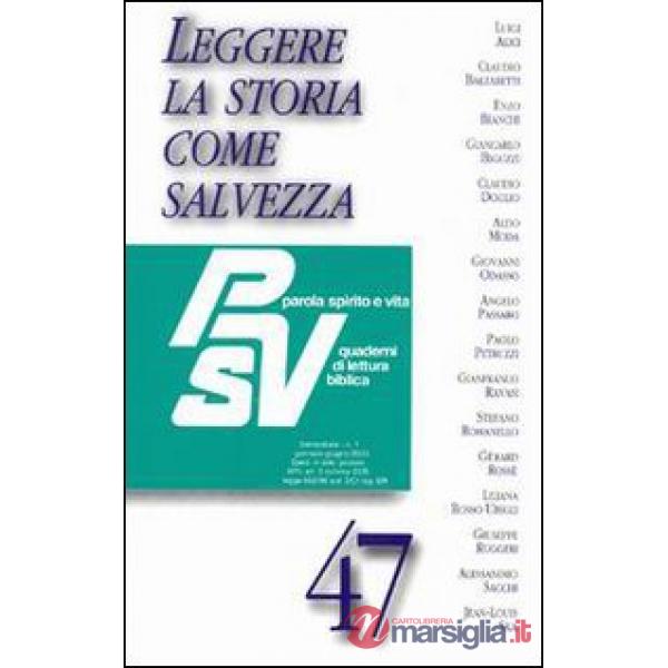 Leggere storia come salvezza