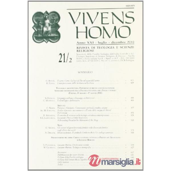 Vivens homo (2010). Vol. 21/2