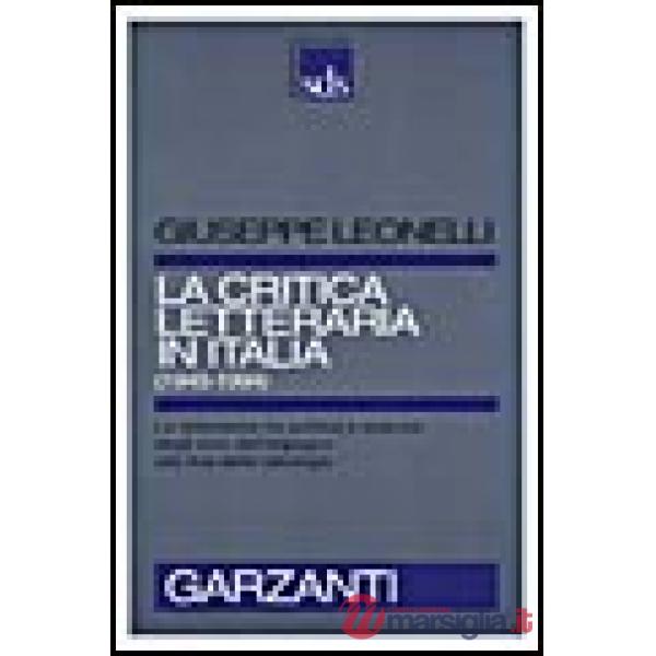 Critica letteraria in Italia (1945-1994) (La)