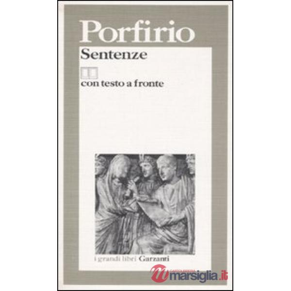 Sentenze. Testo greco a fronte