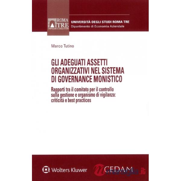 Gli adeguati assetti organizzativi nel sistema di governance monistico rapporti tra il comitato per controllo sulla gestione e o